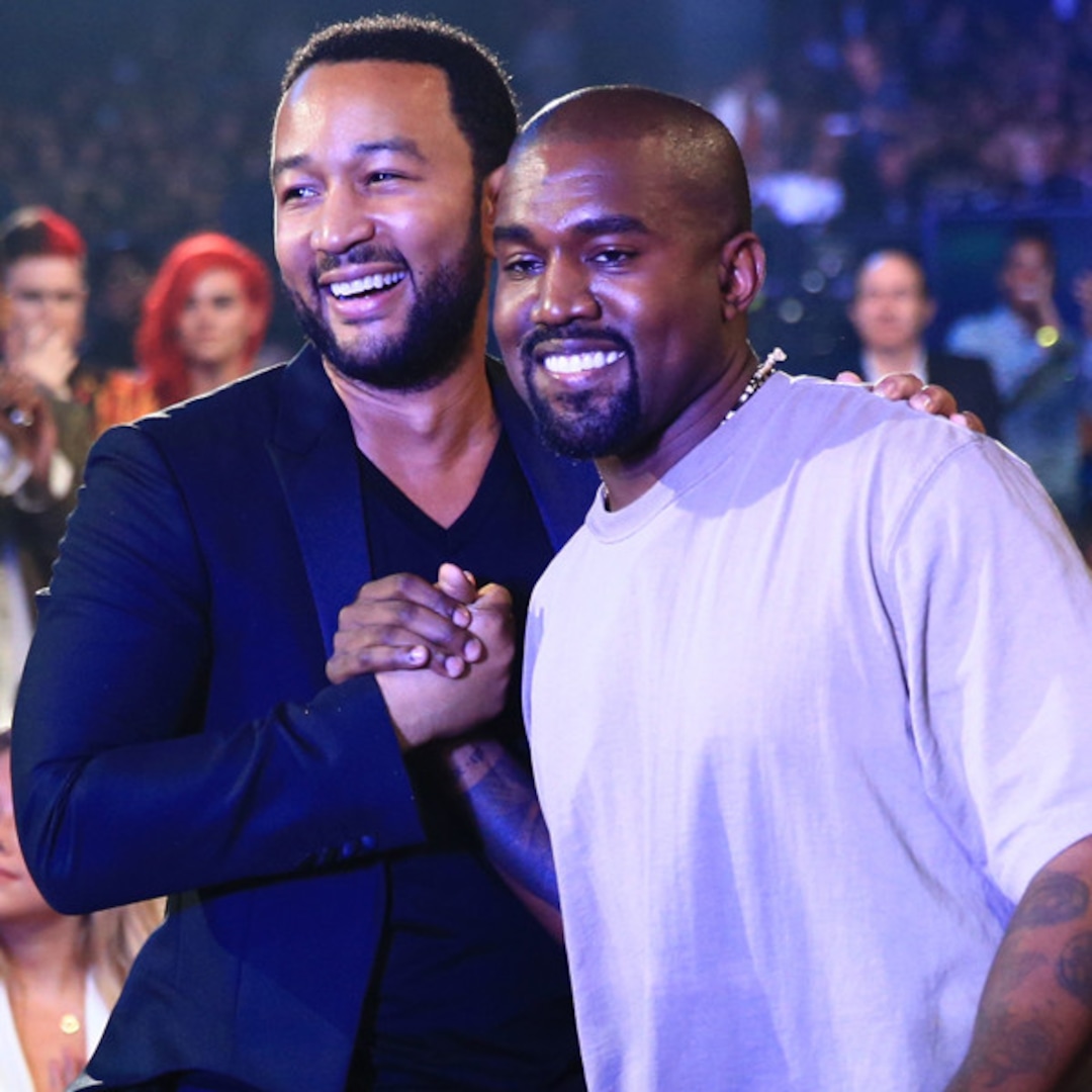 Kanye West Shares John Legend S Text Messages On Twitter E Online
